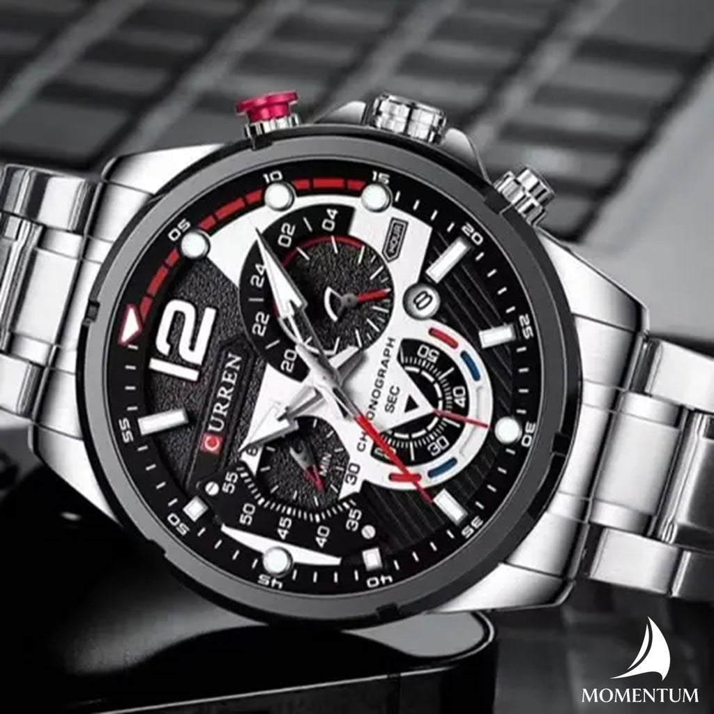 Reloj Curren Modelo 8395 Plateado Original