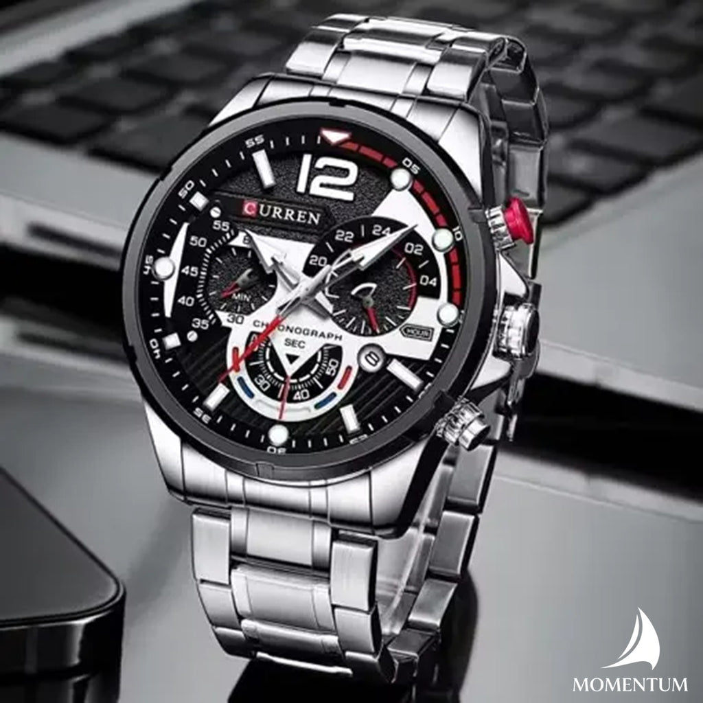 Reloj Curren Modelo 8395 Plateado Original